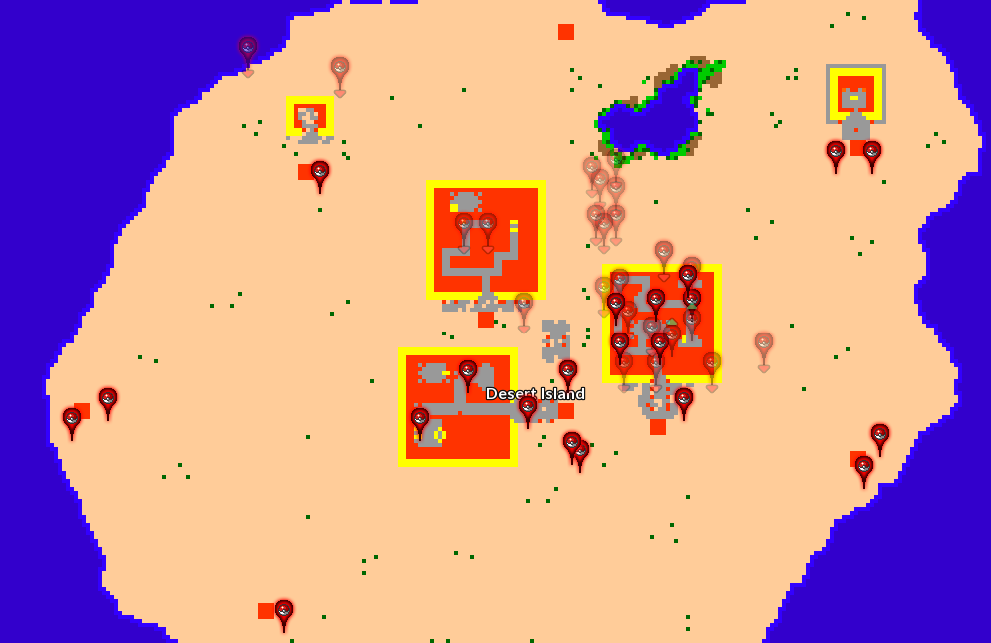 Main Location: Desert Island