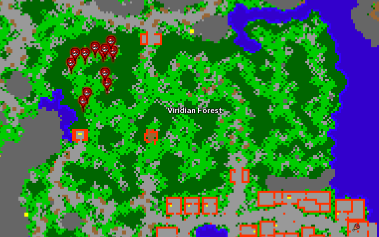 Main Location: Viridian Forest