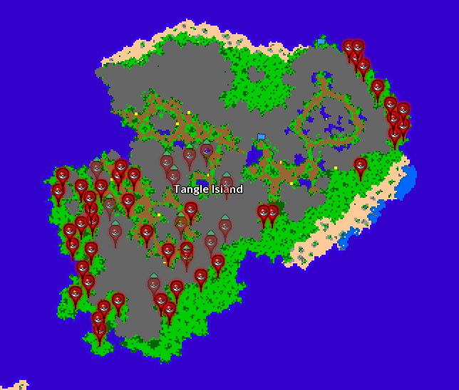 Johto Location: Tangle Island