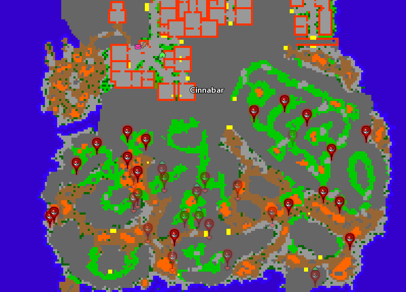 Main Location: Cinnabar