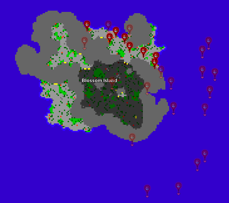 Johto Location: Blossom Island