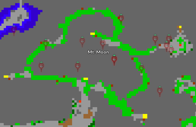 Main Location: MT. Moon