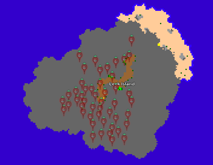 Main Location: Leek Island