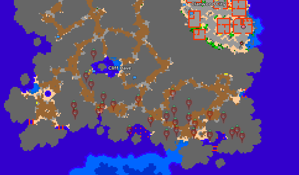 Johto Location: Cliff Cave