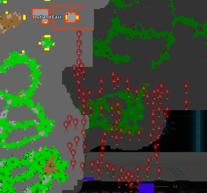 Main Location: 150+ Outland East