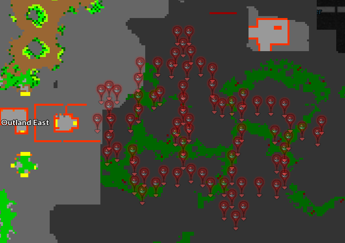 Main Location: 150+ Outland East Main Location: 150+ Outland East