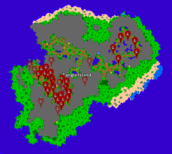 Johto Location: Tangle Island