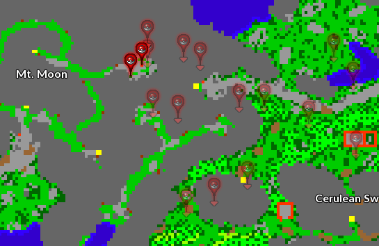 Main Location: MT. Moon