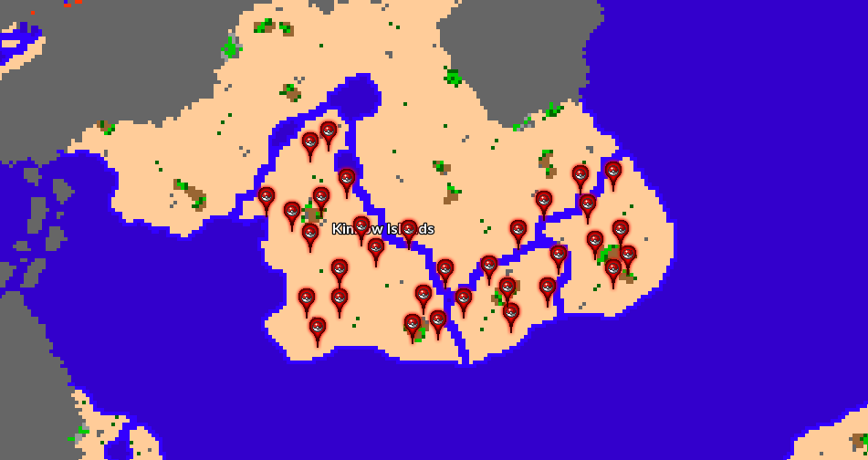 Main Location: Kinnow Islands