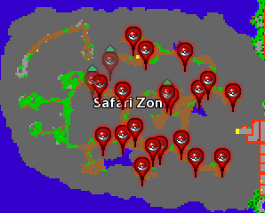 Main Location: Safari Zone