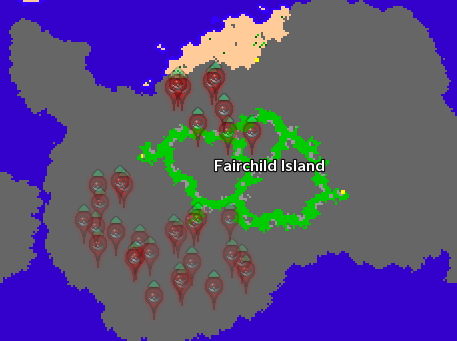 Main Location: Fairchild Island