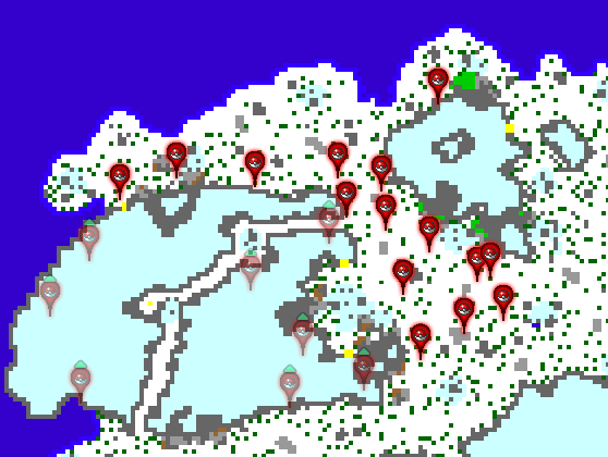 Main Location: Seafoam Islands