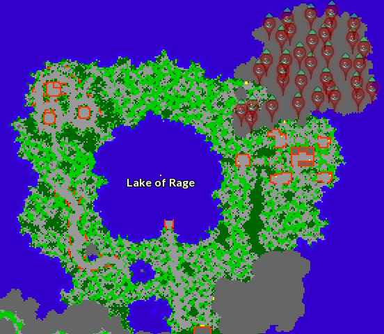 Johto Location: Lake of Rage Johto Location: Lake of Rage