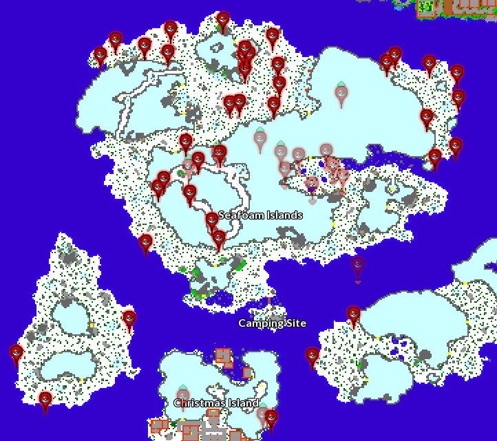 Main Location: Seafoam Islands