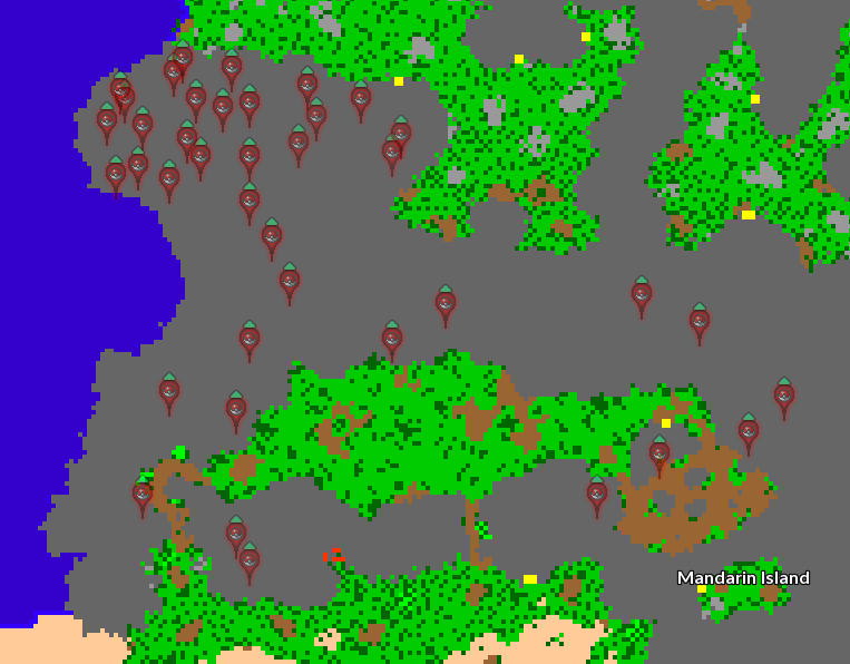 Main Location: Mandarin Island