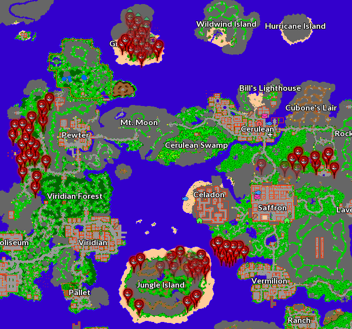 Main Location: Kanto