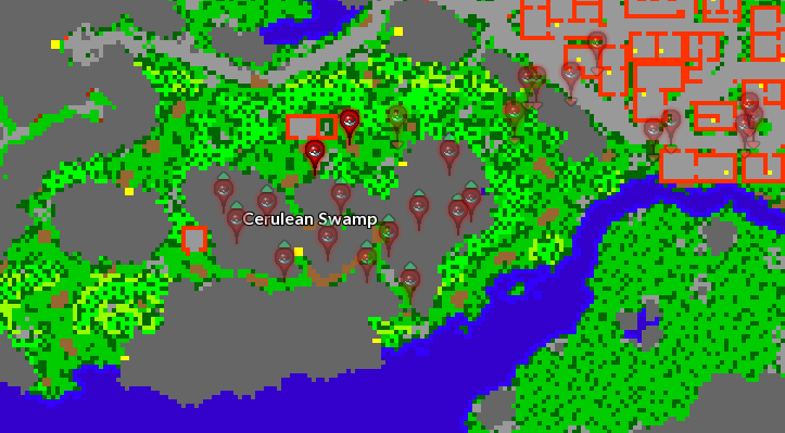Main Location: Cerulean Swamp