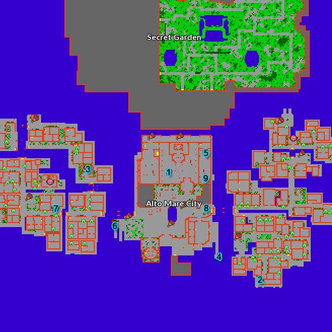 Alto Mare Map