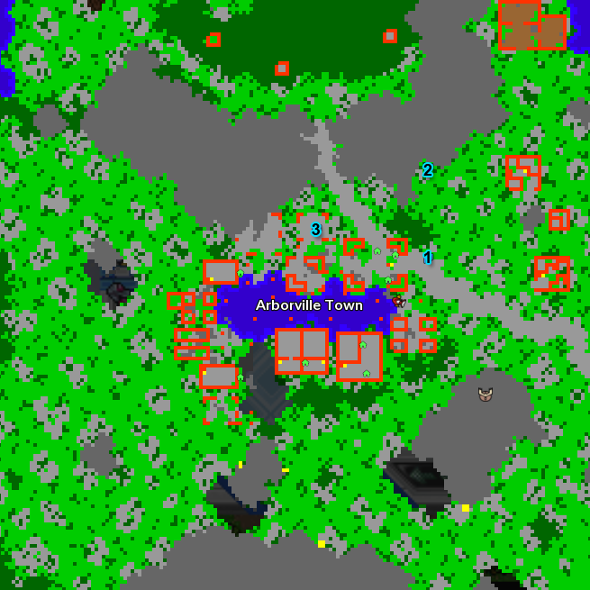 Arborville Map