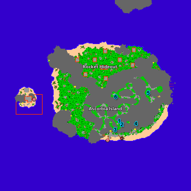 Ascorbia Island Map