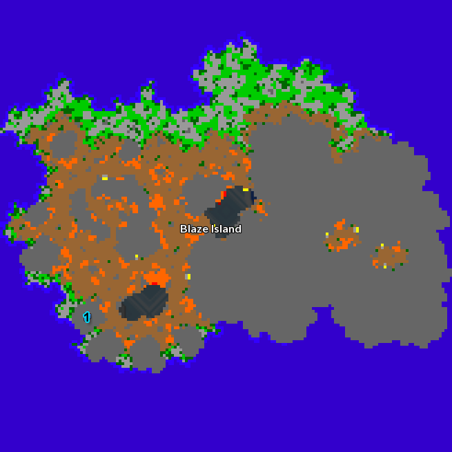 Blaze Island Map