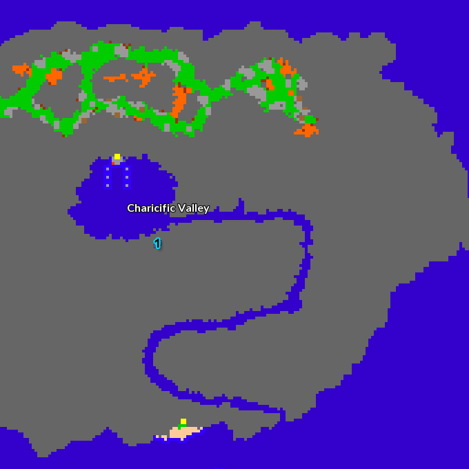 Charicific Valley Map