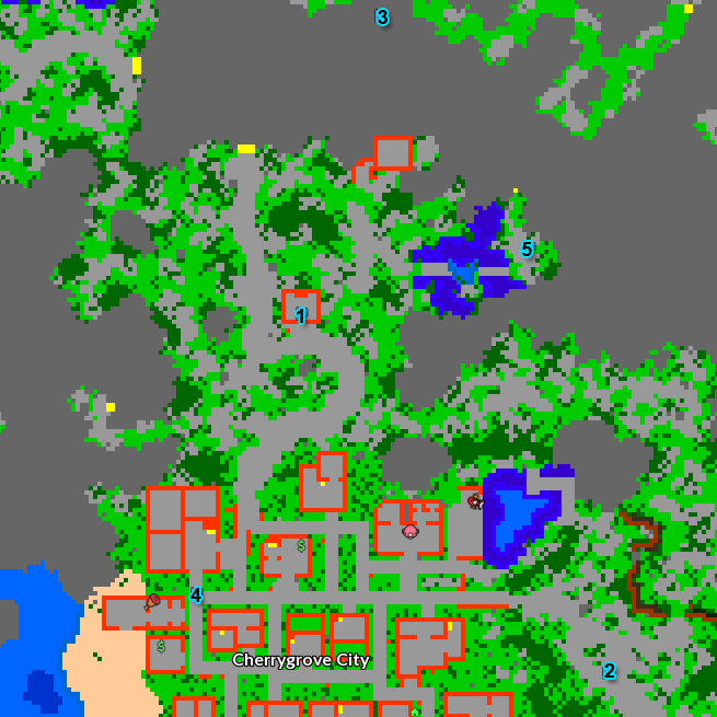 Cherrygrove Map