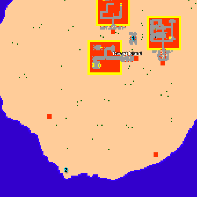 Desert Island Map