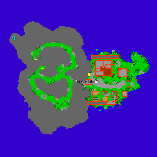 Easter Island Map