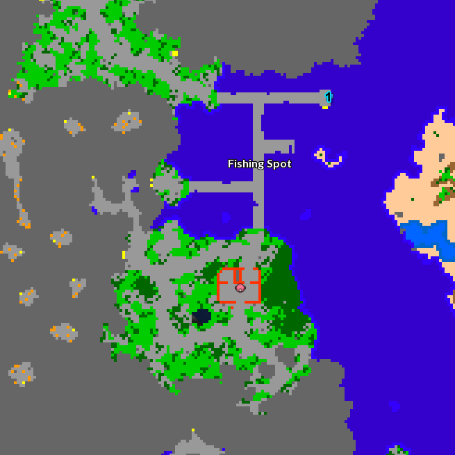 Johto Fishing Spot Map