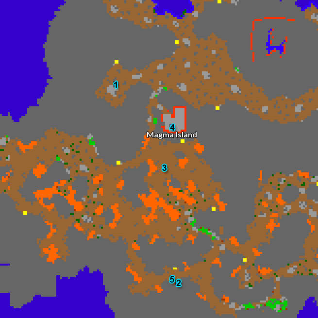 Magma Island Map