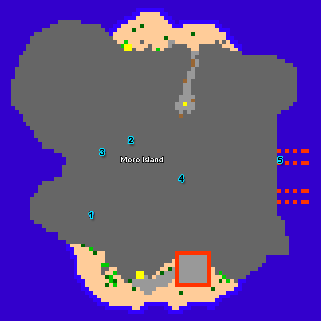 Moro Island Map