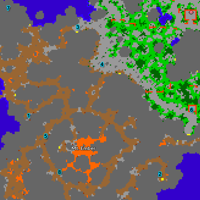 Mt. Ember Map