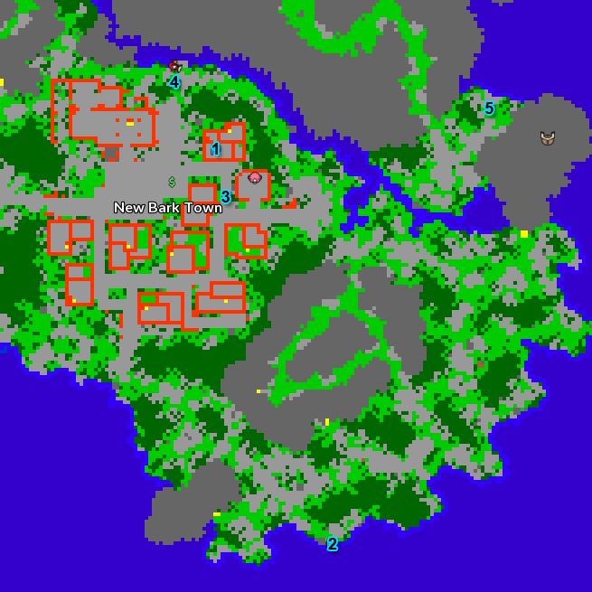 New Bark Map