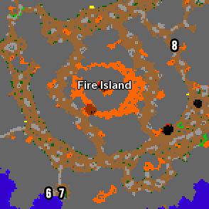NW Fire Island Map