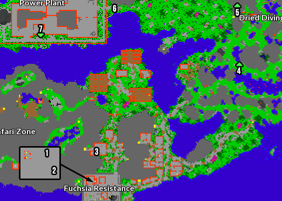 NW Fuchsia Map