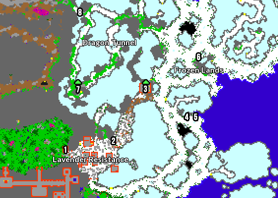 NW Lavender Map