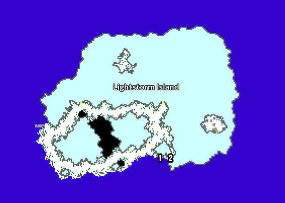 NW Lightstorm Island Map