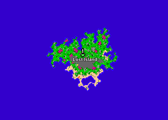 NW Lost Island Map
