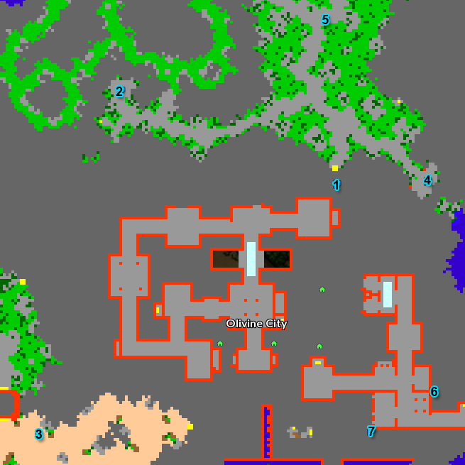 Olivine Map