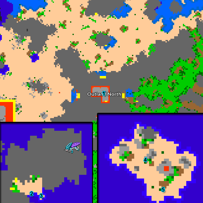 Outland North Map