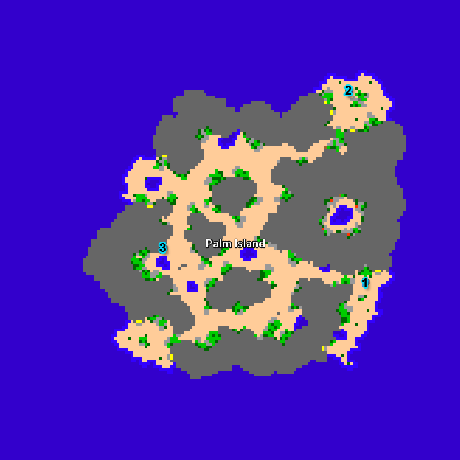 Palm Island Map