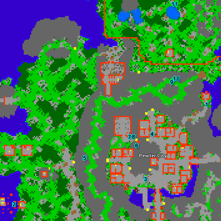 Pewter Map