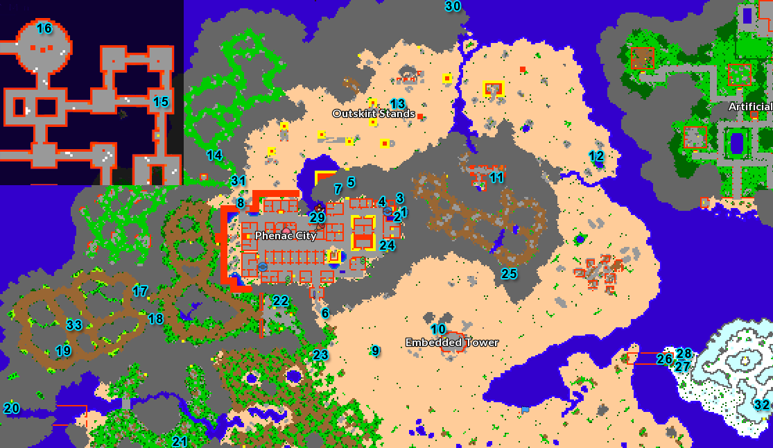Phenac Map