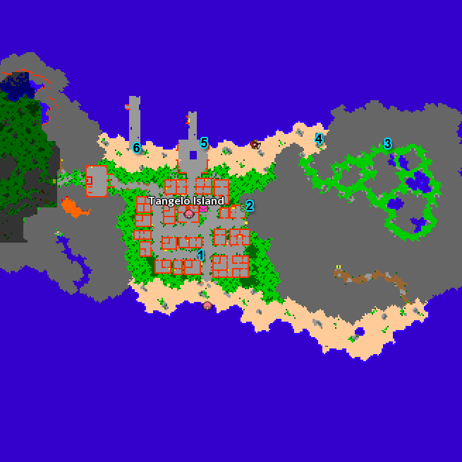 Tangelo Island Map